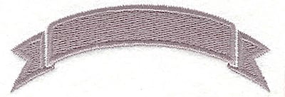 Embroidery Design: Banner 4<br>1.09" x 3.22"