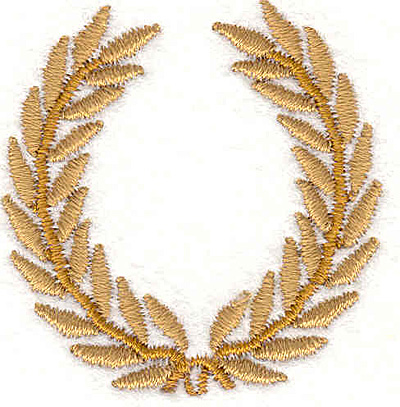 Embroidery Design: Wreath 9<br> 1.58" X 1.54"