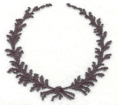 Embroidery Design: Wreath 10<br> 2.26" X 2.43"