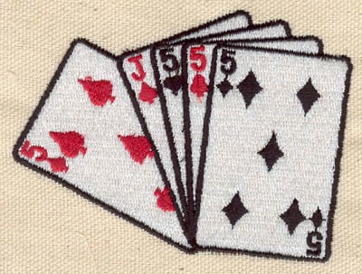 Embroidery Design: Cards<br> 3.25w X 2.44h