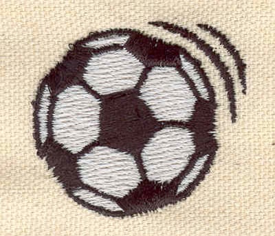 Embroidery Design: Soccer ball c<br> 1.57w X 1.43h