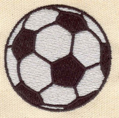 Embroidery Design: Soccer ball d<br> 2.35w X 2.32h