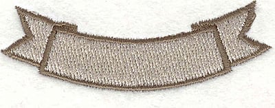 Embroidery Design: Banner 5<br>0.96" x 2.83"