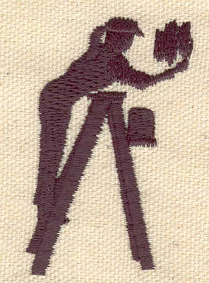 Embroidery Design: Painter <br> 1.35w X 2.20h