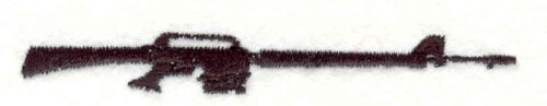 Embroidery Design: Rifle 2<br>0.43w X 3.48h