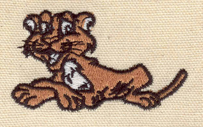 Embroidery Design: Lion Cub<br> 2.72w X 1.57h