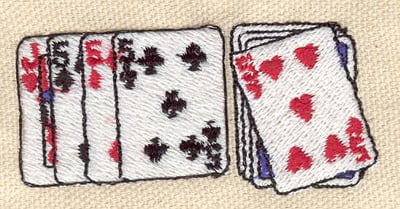 Embroidery Design: Cards<br> 2.49w X 1.19h