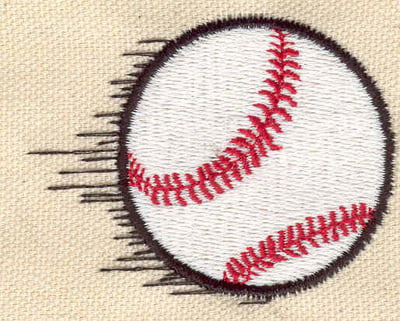 Embroidery Design: Baseball f<br> 2.41w X 1.87h