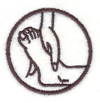 Embroidery Design: Hand & Foot<br> 1.52w X 1.53h