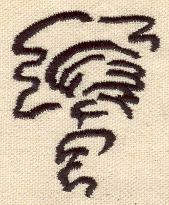 Embroidery Design: Tornado <br> 2.01w X 2.53h