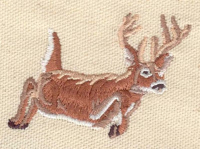 Embroidery Design: Deer E<br> 2.35w X 1.74h