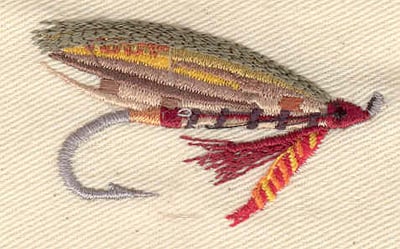 Embroidery Design: Fishing Lure<br> 2.10w X 1.22h | Embroidery Legacy Embroidery Design: Fishing Lure<br> 2.10w X 1.22h