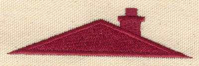 Embroidery Design: Roof  <br> 3.38w X 0.90h