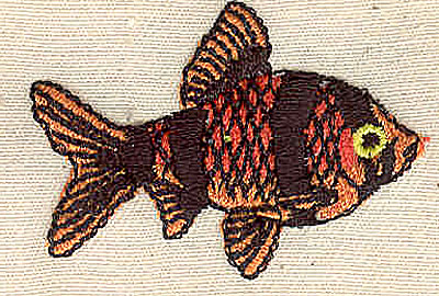 Embroidery Design: Gold fish<br> 1.68w X 1.22h