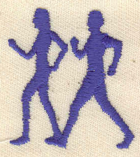 Embroidery Design: Walkers<br> 1.30w X 1.36h
