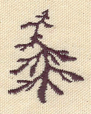 Embroidery Design: Evergreens J<br> 1.38w X 1.71h