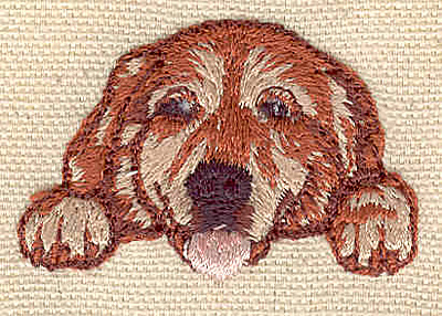Embroidery Design: Labrador puppy<br> 1.82w X 1.23h | Embroidery Legacy Embroidery Design: Labrador puppy<br> 1.82w X 1.23h
