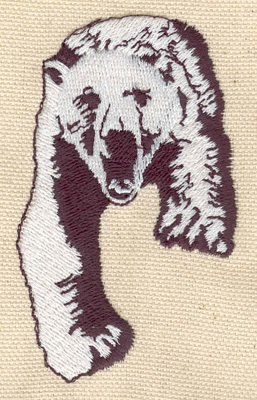 Embroidery Design: Polar Bear C<br> 1.95w X 3.22h