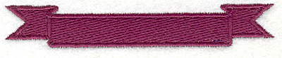 Embroidery Design: Banner 15<BR>0.65" x 4.01"