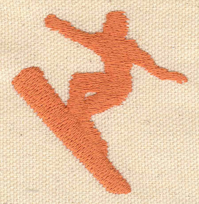 Embroidery Design: Snowboarding<br> 2.03w X 2.06h