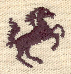 Embroidery Design: Horse rearing<br>1.23w X 1.29h