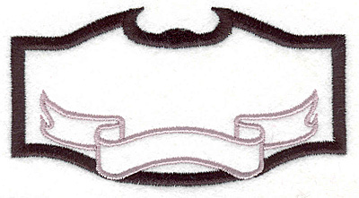 Embroidery Design: Advertisement Sign<br>2.17" x 3.99"