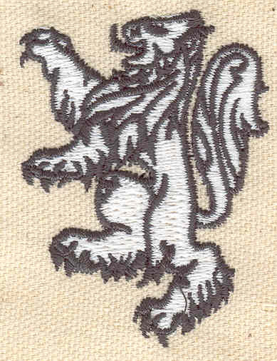 Embroidery Design: Griffin<br> 1.76w X 2.35h