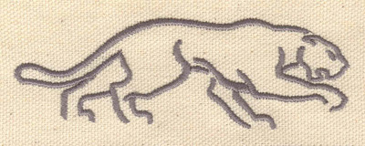 Embroidery Design: Puma<br> 3.85w X 1.27h