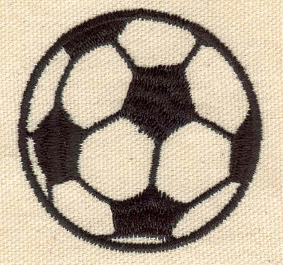 Embroidery Design: Soccer ball<br> 2.24w X 2.24h