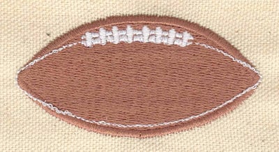 Embroidery Design: Football I<br> 2.76w X 1.40h