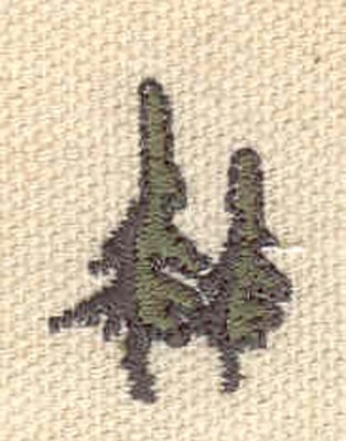 Embroidery Design: Evergreens L<br> 0.69w X 0.85h