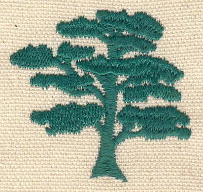 Embroidery Design: Tree I <br> 1.88"h x 1.99"w