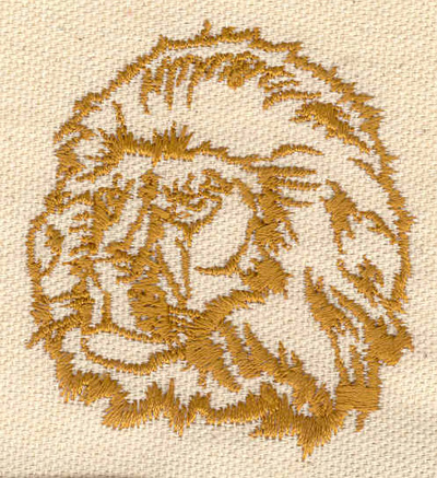 Embroidery Design: Lion head<br> 2.25w X 2.48h
