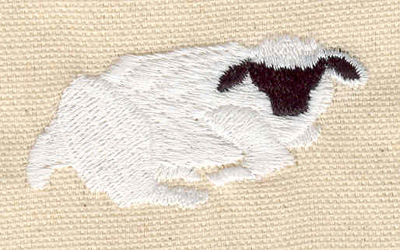 Embroidery Design: Sheep A<br> 2.28w X 1.13h