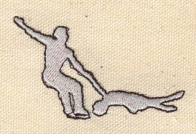 Embroidery Design: Skater Silhouettes<br> 2.39w X 1.46h