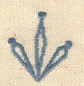 Embroidery Design: Design D<br> 1.05w X 1.15h