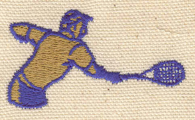 Embroidery Design: Tennis Player<br> 2.24w X 1.24h