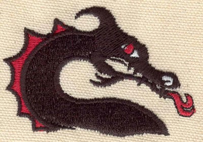 Embroidery Design: Dragon<br> 2.67w X 1.82h