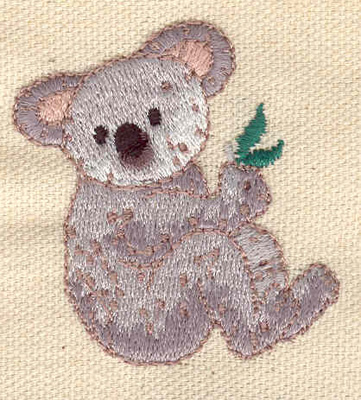 Embroidery Design: Koala bear B<br> 1.88w X 2.04h