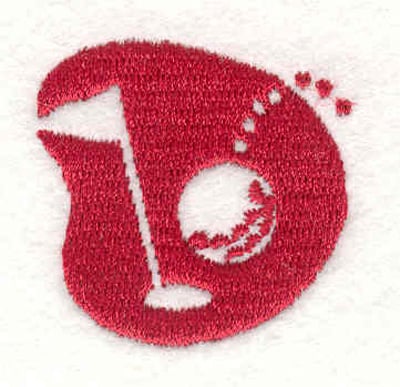 Embroidery Design: Golf green <br>1.38"w X 1.42"h