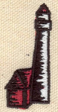 Embroidery Design: Lighthouse<br> 0.81w X 1.78h