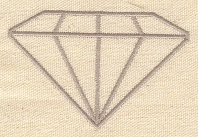 Embroidery Design: Diamond<br> 3.33w X 2.19h