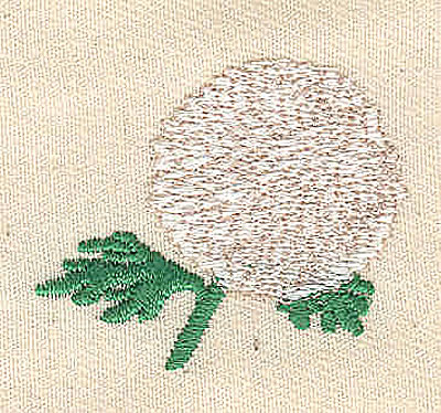 Embroidery Design: Snowball<br> 1.57w X 1.27h