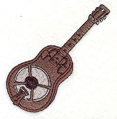 Embroidery Design: Guitar 2 <br>2.67" X 2.49"