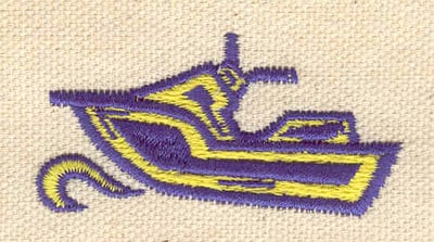 Embroidery Design: Jet ski<br> 2.15w X 1.06h