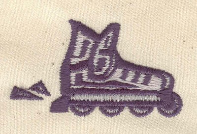Embroidery Design: Roller Blades<br> 2.04w X 1.15h