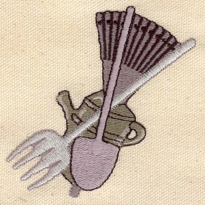 Embroidery Design: Farmers tools<br> 3.04w X 3.10h