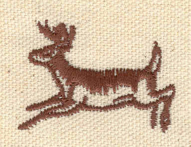 Embroidery Design: Deer G<br> 1.59w X 1.13h