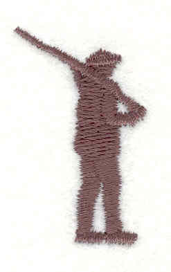 Embroidery Design: Soldier 2<br> 1.60w X 0.94h
