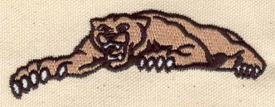 Embroidery Design: Mountain lion<br> 3.80w X 1.33h